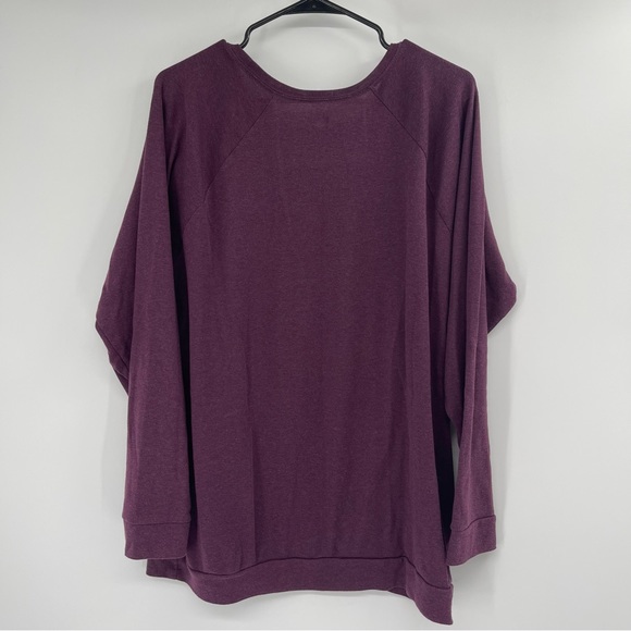 Disney Purple Rhinestones Mickey and Minnie Mouse Dancing Cartoon Sweatshirt - Picture 3 of 9